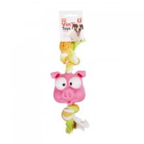 Vinyl Pig Squeaky Toy