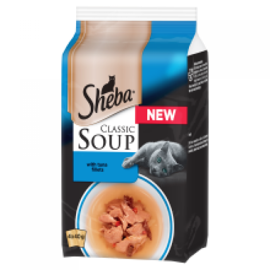 Sheba Soup Tuna Fillets 4 Pack