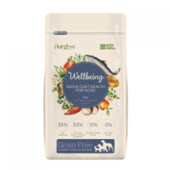 Wellbeing Grain Free Skin & Coat Fish