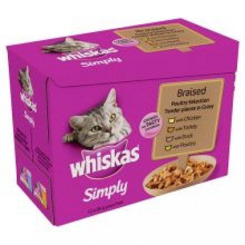 Whiskas Simply Poultry 12 Pack Whiskas Simply Poultry 12 Pack