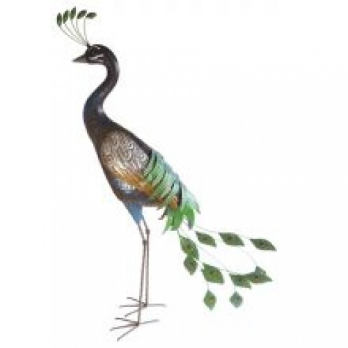Supa Decor Metal Tall Peacock Supa Decor Metal Tall Peacock
