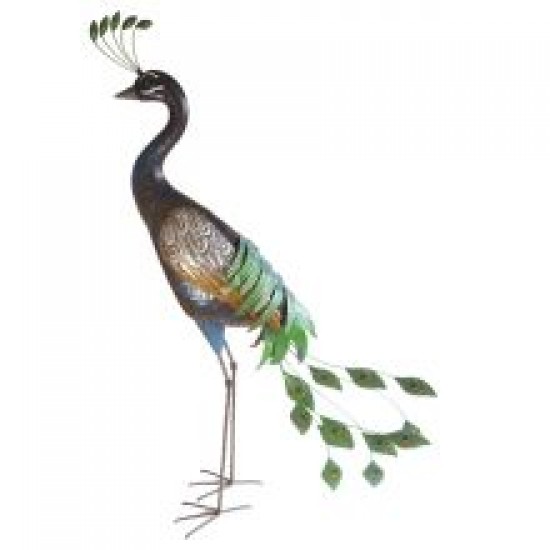 Supa Decor Metal Tall Peacock Supa Decor Metal Tall Peacock