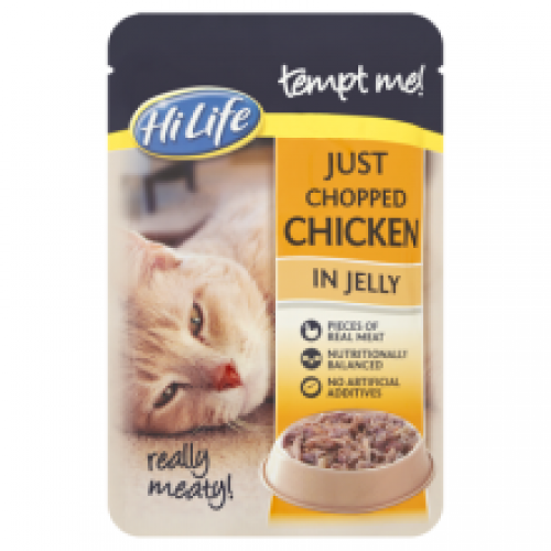 HiLife Tempt Me! - Adult - Just Chopped Chicken in Jelly 85g