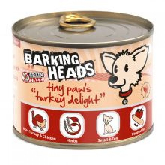 Barking Heads Tiny Paws Turkey Delight