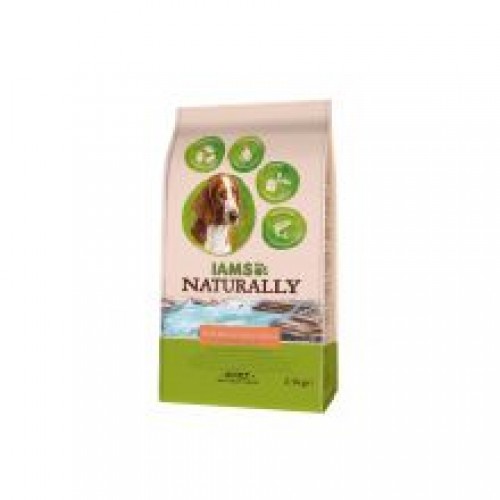 Iams Naturally Adult Dog Rich in North Atlantic Salmon & Rice Iams Naturally Adult Dog Rich in North Atlantic Salmon & Rice