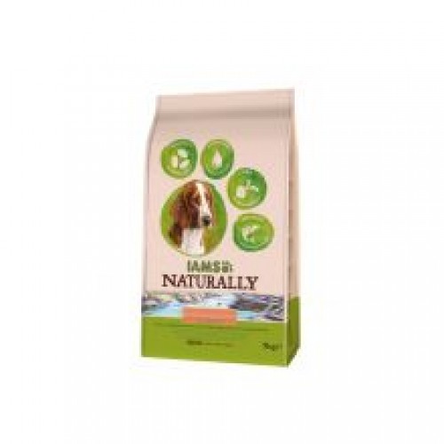 Iams Naturally Adult Dog Rich in North Atlantic Salmon & Rice Iams Naturally Adult Dog Rich in North Atlantic Salmon & Rice