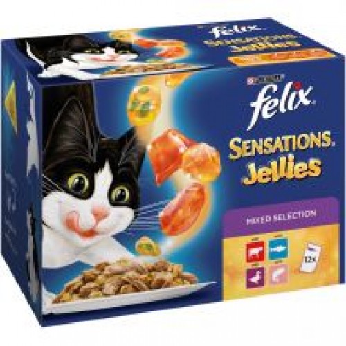 Felix Sensations Jellies Mixed 12 Pack Felix Sensations Jellies Mixed 12 Pack