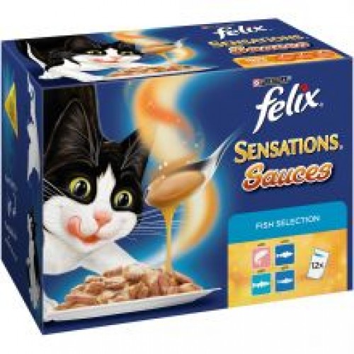 Felix Sensations Sauce Fish Selection 12 Pack Felix Sensations Sauce Fish Selection 12 Pack