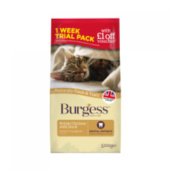 Burgess Adult Cat Chicken & Duck Trial Pack