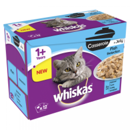 Whiskas Casserole 1+ Fish 12 Pack Whiskas Casserole 1+ Fish 12 Pack