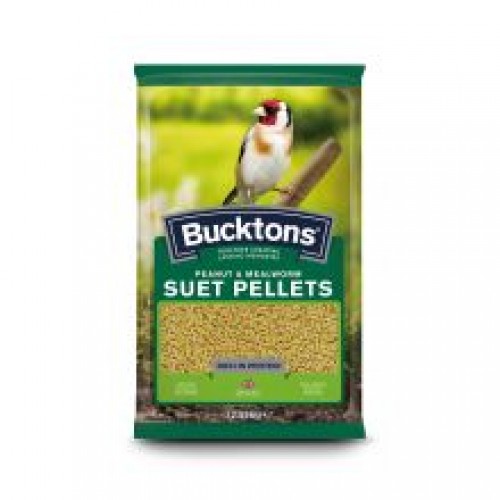 Bucktons Suet Pellets Peanut & Mealworm Bucktons Suet Pellets Peanut & Mealworm