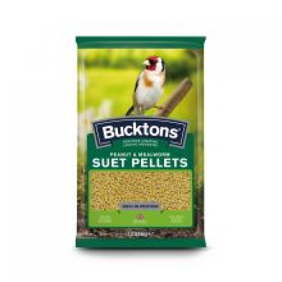 Bucktons Suet Pellets Peanut & Mealworm