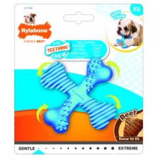 Nylabone Pup Teeth Xbone Small