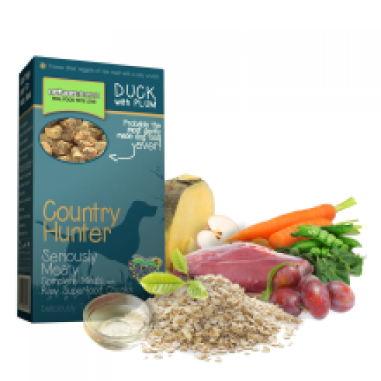 Country Hunter Duck with Plum Superfood Crunch