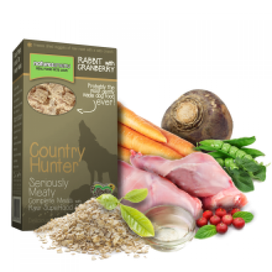 Country Hunter Rabbit with Cranberry Superfood Crunch
