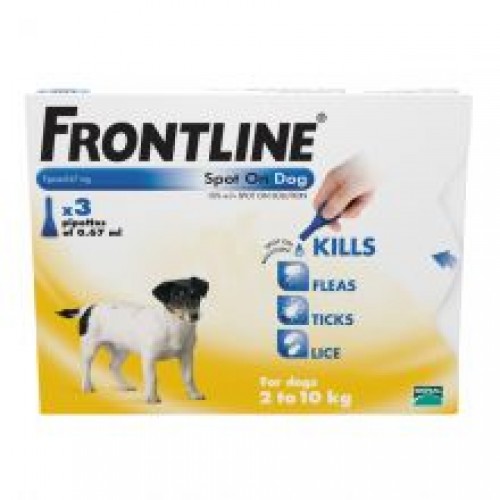 FRONTLINE Spot On Dog Small - 3 pipettes FRONTLINE Spot On Dog Small - 3 pipettes