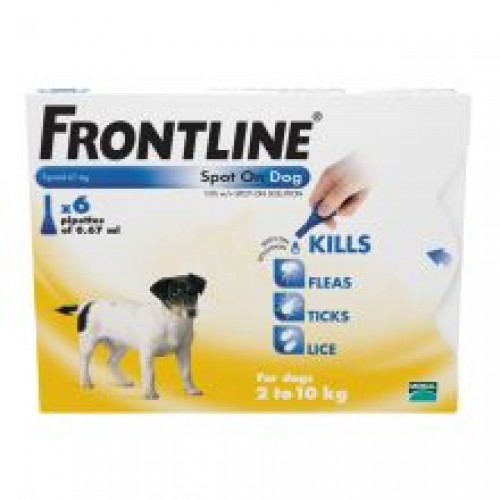 FRONTLINE Spot On Dog Small- 6 pipettes FRONTLINE Spot On Dog Small- 6 pipettes