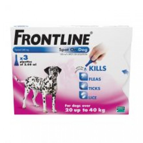 FRONTLINE Spot On Dog Large - 3 pipettes FRONTLINE Spot On Dog Large - 3 pipettes