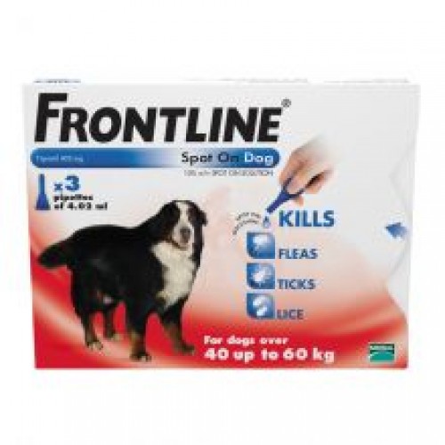 FRONTLINE Spot On Dog XLarge - 3 pipettes FRONTLINE Spot On Dog XLarge - 3 pipettes