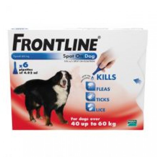 FRONTLINE Spot On Dog XLarge - 6 pipettes FRONTLINE Spot On Dog XLarge - 6 pipettes