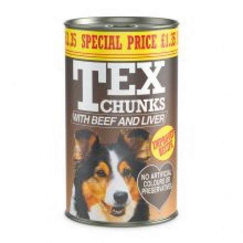 Tex Beef&liver £1.35 Tex Beef&liver £1.35