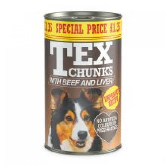 Tex Beef&liver £1.35