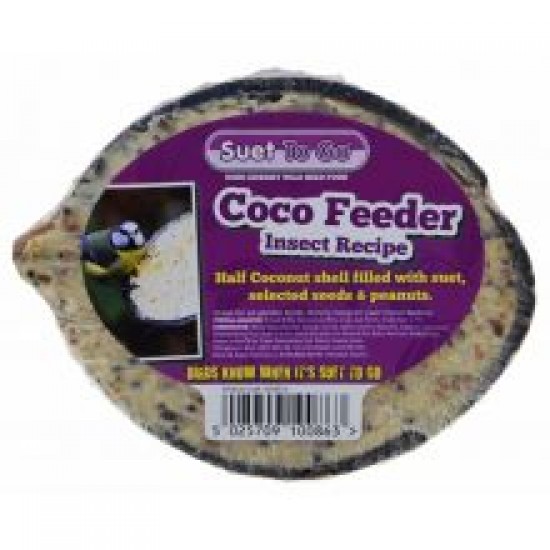 Suet To Go Insect Half Coco