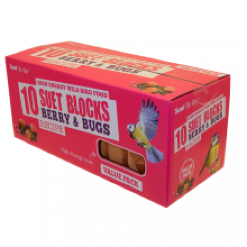 Suet To Go Berry & Bugs Block Value 10 Pack Suet To Go Berry & Bugs Block Value 10 Pack
