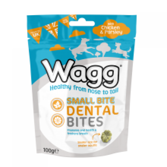 Wagg Small Bite Dental Bites Chicken & Parsley