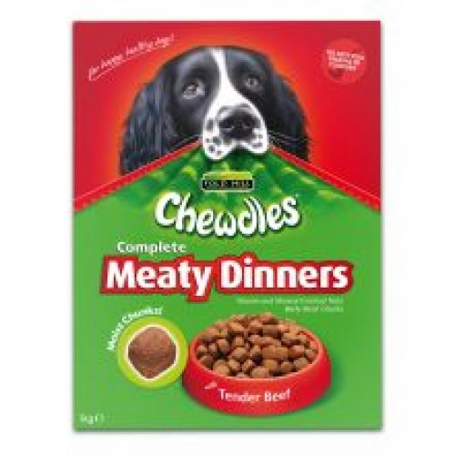 Chewdles Meaty Dinners Beef Chewdles Meaty Dinners Beef
