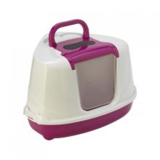 Corner Hooded Flip Loo Pink