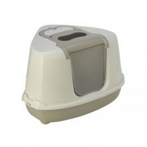 Corner Hooded Flip Loo Grey Corner Hooded Flip Loo Grey
