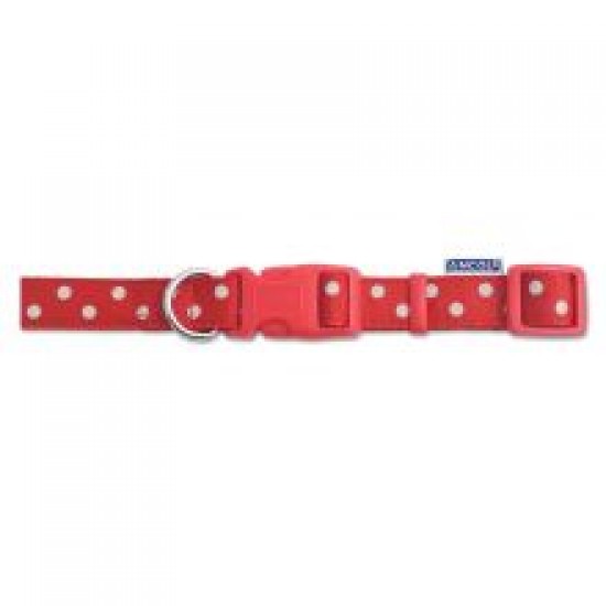 Ancol Vintage Polka Dot Collar Red