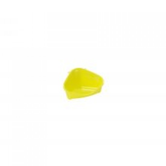 Corner Litter Pan Mini Yellow