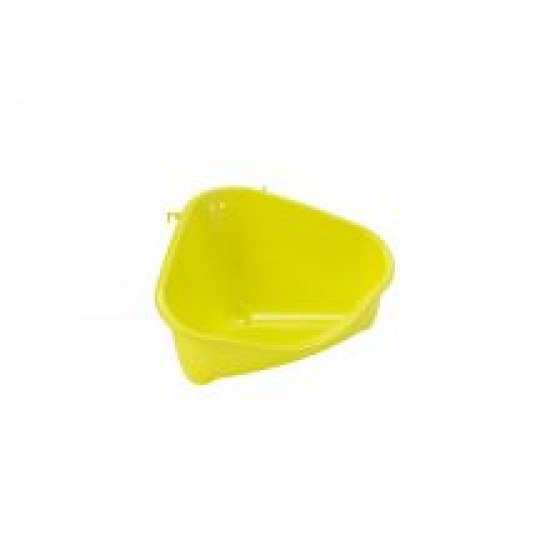 Corner Litter Pan Small Yellow