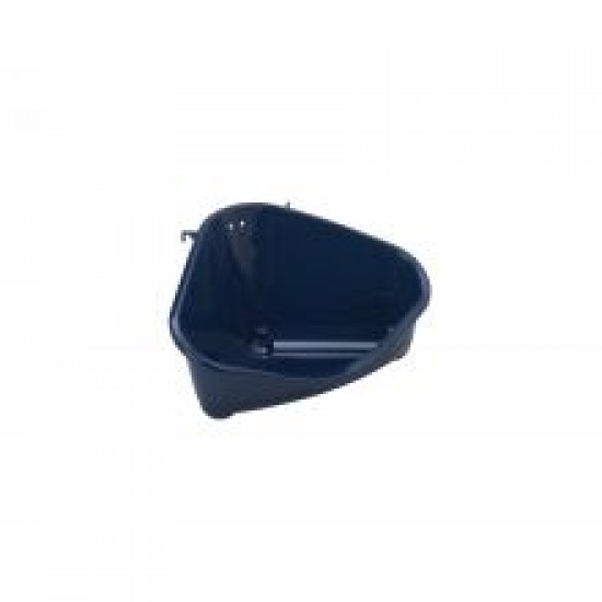 Corner Litter Pan Small Blue