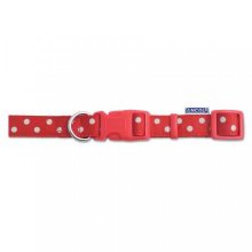 Ancol Vintage Polka Dot Collar Red