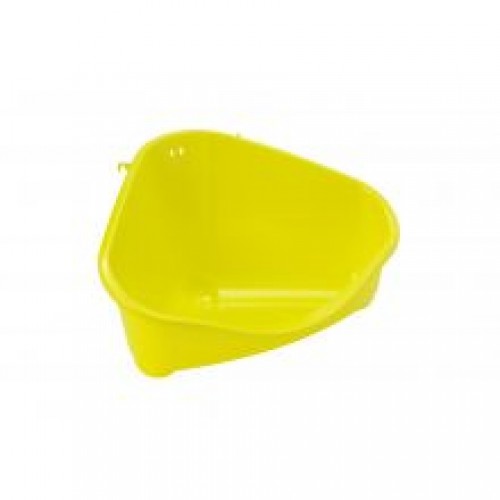 Corner Litter Pan Large Yellow
