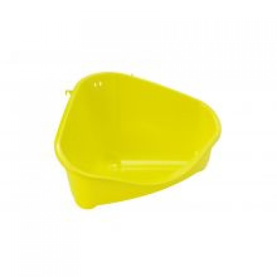 Corner Litter Pan Large Yellow