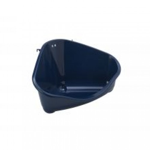 Corner Litter Pan Large Blue