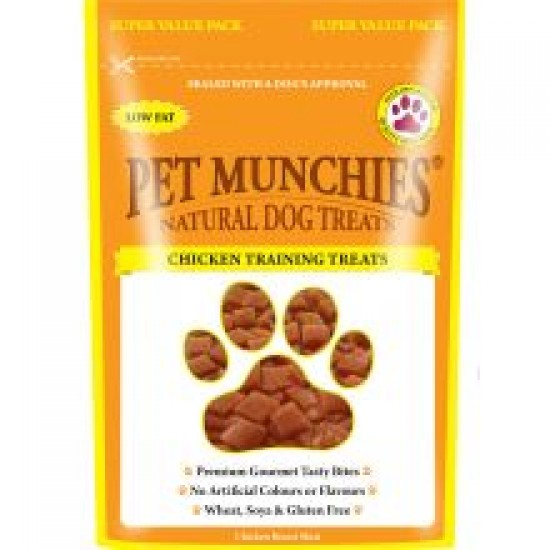 Pet Munchies Natural ChickenTraining Treats Super Value Pack