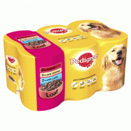Pedigree Can in Loaf 6 Pack
