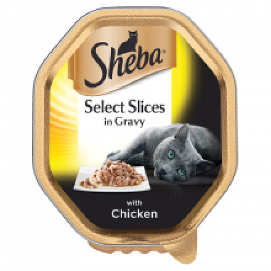 Sheba Alu Select Slices with Chicken in Gravy