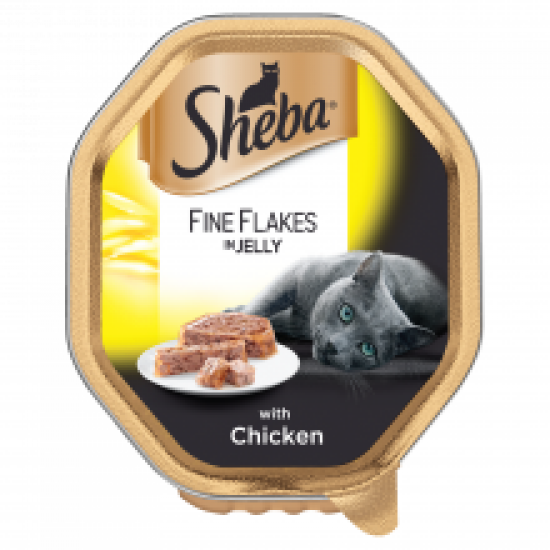 Sheba Alu Fine Flakes with Chicken inJelly