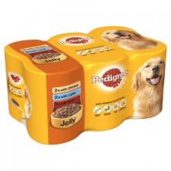 Pedigree Can in Jelly6 Pack