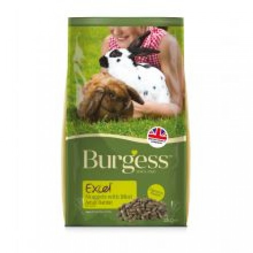Burgess Excel AdultRabbit Nuggets with Mint Burgess Excel AdultRabbit Nuggets with Mint