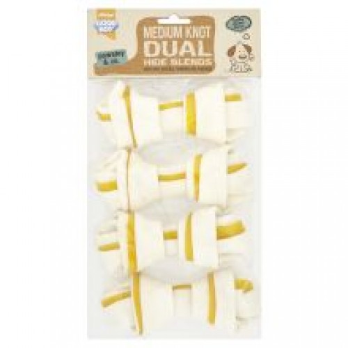 Good Boy Dual Hide Knot Chicken 4pk Good Boy Dual Hide Knot Chicken 4pk