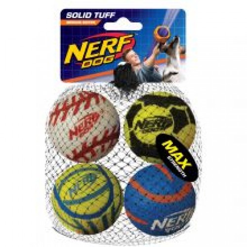 Nerf Sports Solid Tuff Blaster Balls 4pk Nerf Sports Solid Tuff Blaster Balls 4pk