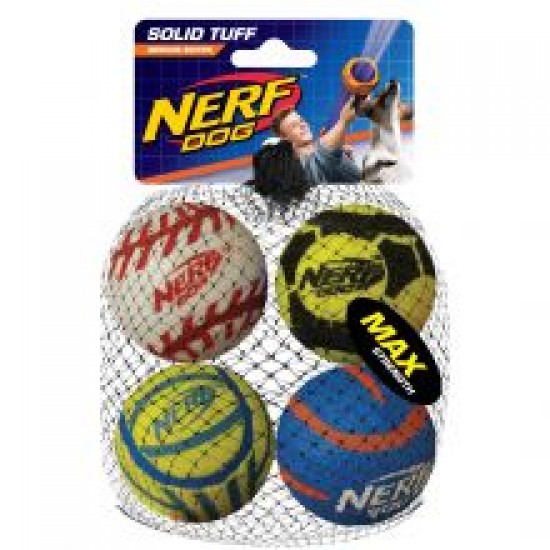 Nerf Sports Solid Tuff Blaster Balls 4pk