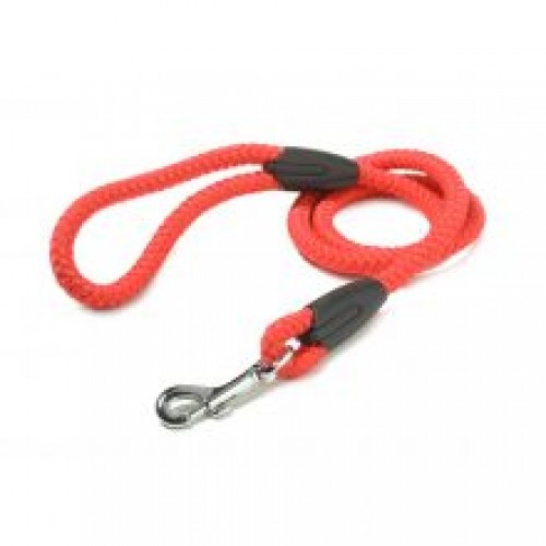 Walk 'R' Cise Nylon Rope Trigger Hook Lead - Red Walk 'R' Cise Nylon Rope Trigger Hook Lead - Red